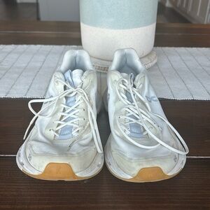 on cloud cloudtec white with blue women’s size 8